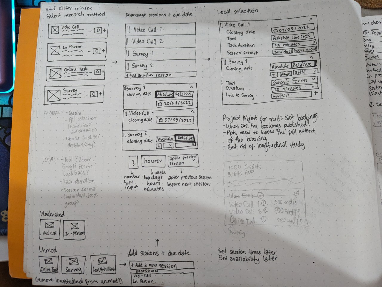 Early exploration of project scope and scheduling decisions